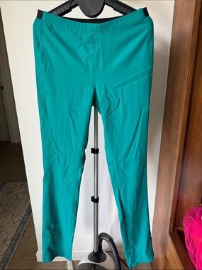 BCBG Teal Straight-Leg Pants